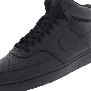 Nike Court Vision Mid NN Unisex Shoes Size 11, Color: Black/Black-Black