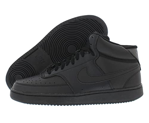 Nike Court Vision Mid NN Unisex Shoes Size 11, Color: Black/Black-Black