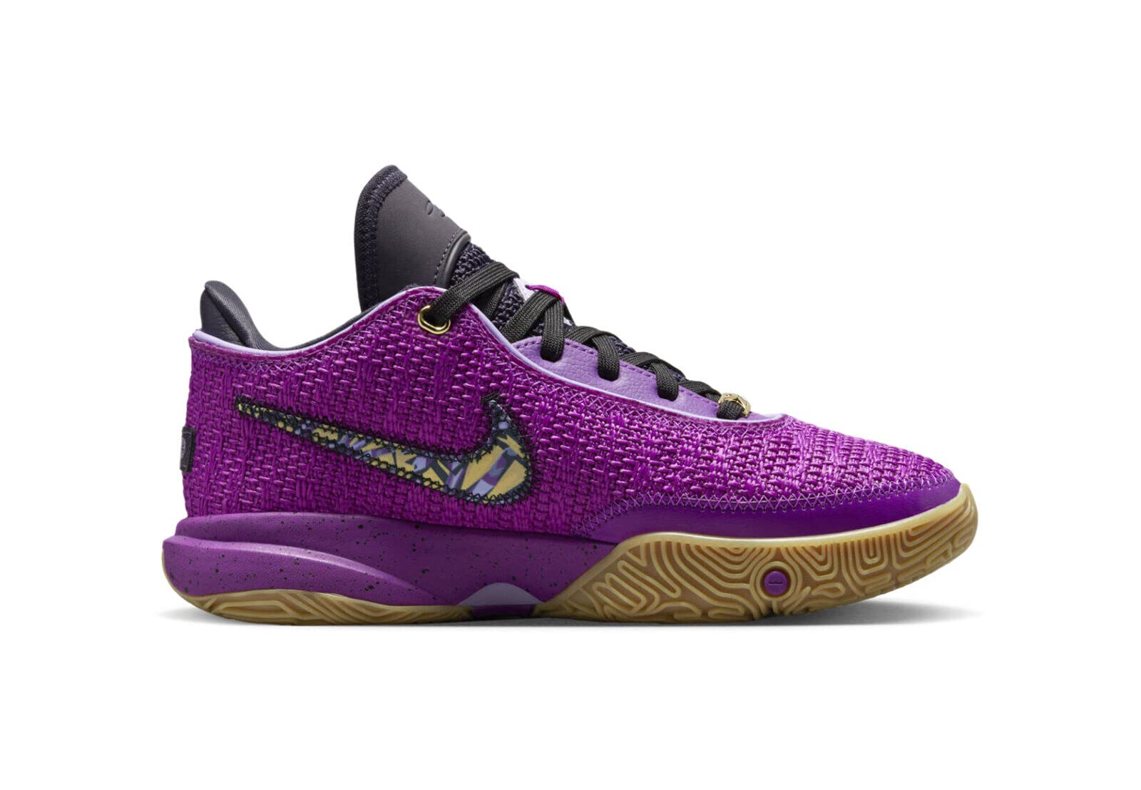 Nike Big Kid's Lebron XX SE Vivid Purple/Metallic Gold (FD0207 500) - 4