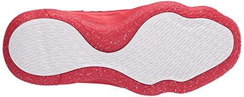 adidas Unisex Dame 7 Extply Basketball Shoe, Scarlet/White/Silver Metallic, 8 US Men