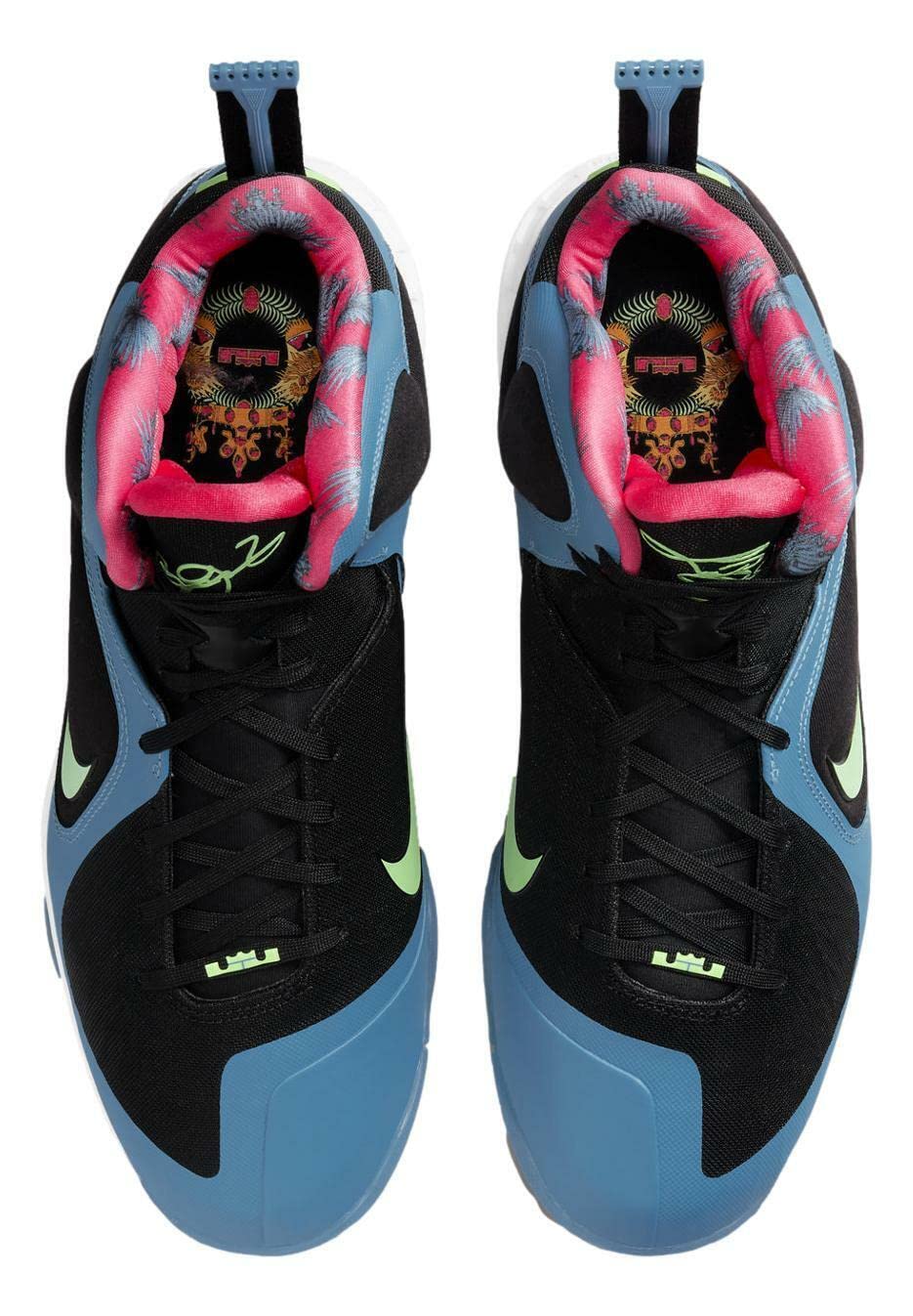 Nike Lebron IX Black/Lime Glow/Dutch Blue/Fusion Red 7.5 D (M)