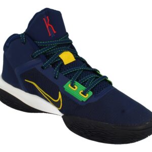 Nike Men's Kyrie Flytrap IV Basketball Shoe, Blue Void/Speed Yellow, 9.5 US