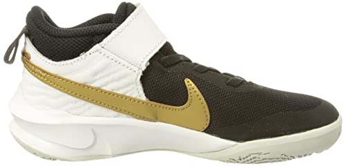 NIKE Unisex Kid's Running Shoes Sneaker, Black Metallic Gold White Photon Dust, 31 EU