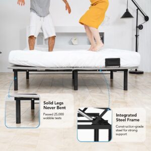 FLEXISPOT S2,Adjustable Bed Frame Base Queen,Whisper Quiet Durable Motor,Zero Gravity,Mattress Holders, 3-Step Assembly.