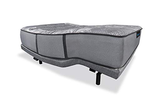 iDealBed iEscape Adjustable Bed Base, Wall Hugger, Wireless Massage, Zero-Gravity, Anti-Snore, Night Light, Memory, Next Gen USB Ports, Queen, Grey