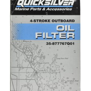 Quicksilver 877767Q01 Oil Filter for Verado in-Line 4-Cylinder 135-200 HP Outboards