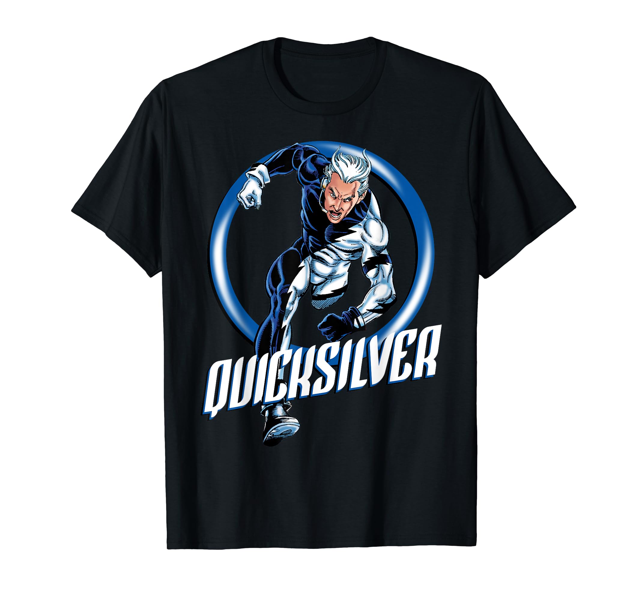 Marvel X-Men Quicksilver The Dart Ring Dash Graphic T-Shirt T-Shirt