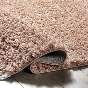 nuLOOM Neva Modern Tasseled Shag Area Rug, 8x11, Pink