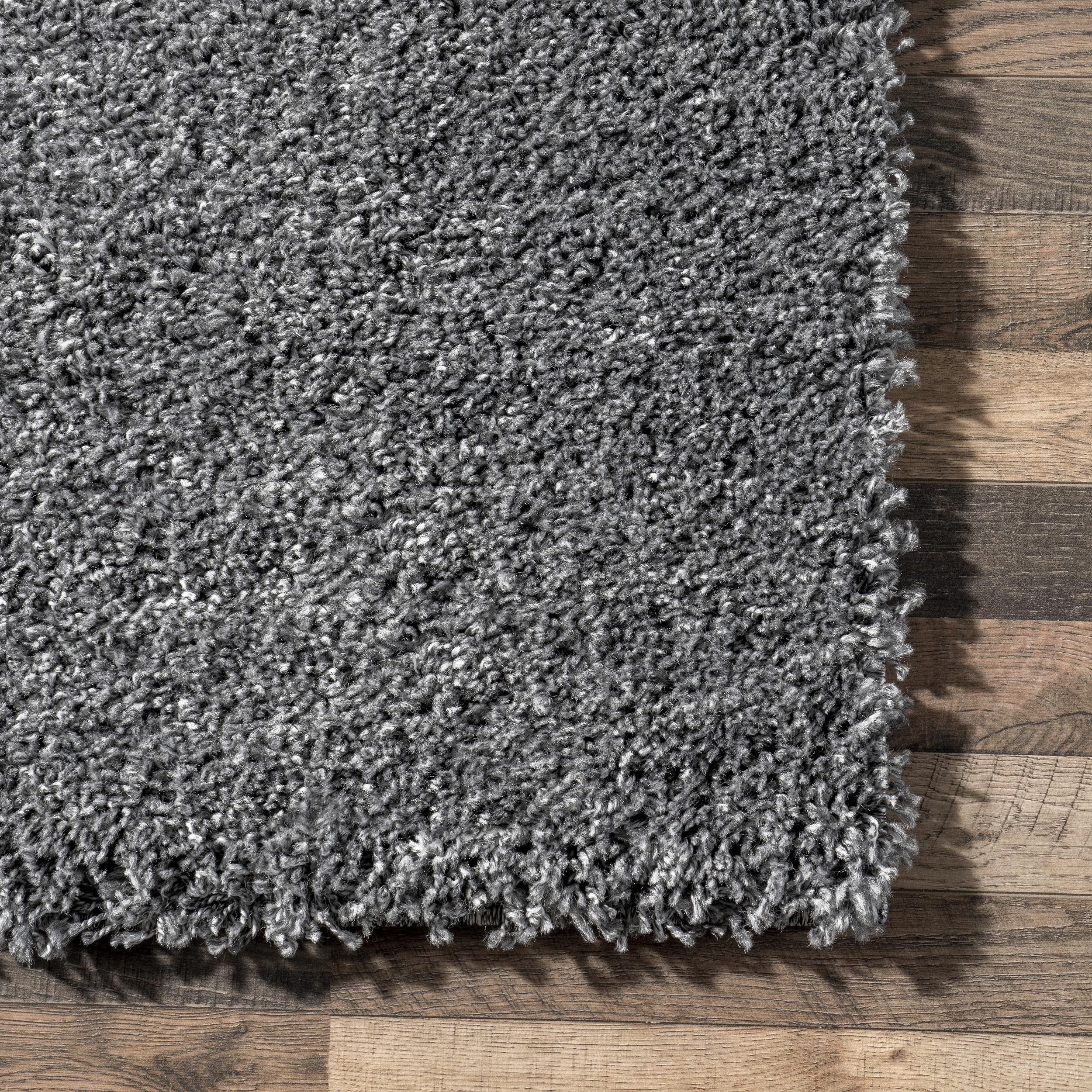 nuLOOM Marleen Contemporary Shag Area Rug, 8x10, Gray