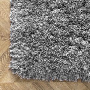 nuLOOM Kristan Modern Shag Area Rug, 8x10, Grey