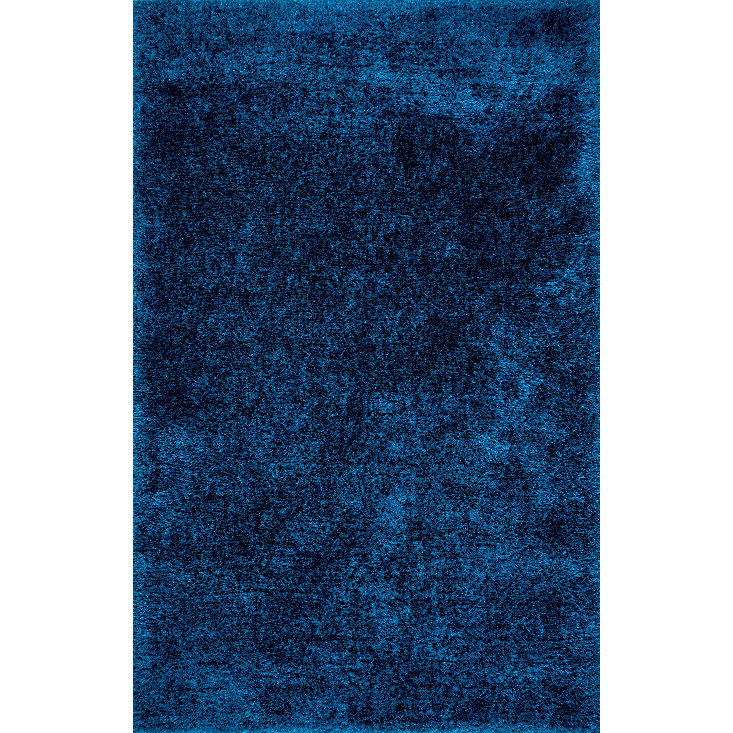 nuLOOM Hand Tufted Maginifique shag Area Rug, 6x9, Teal