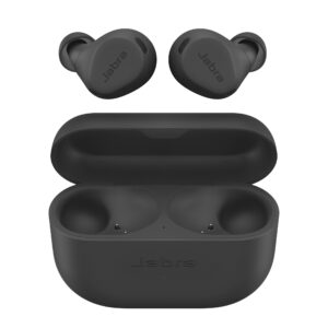 jabra elite 8 active - best most advanced hearthrough sports wireless bluetooth earbuds - comfortable secure fit, military grade durability, active noise cancellation, dolby surround sound - dark grey