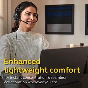 Jabra Evolve2 30 SE Wired Stereo Noise-Cancelling Headset - Features 2-Microphone Call Technology and USB-A Cable - MS Teams Certified, Works with All Other Platforms - Black