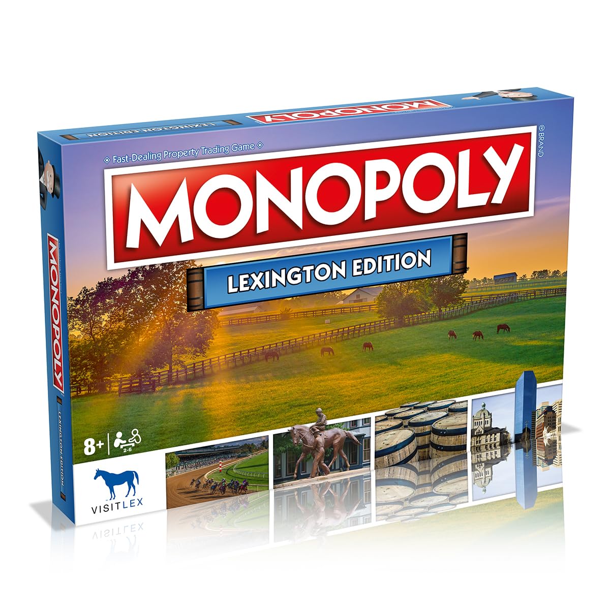 MONOPOLY Board game - Lexington Edition: 2-6 Players Family Board Games for Kids and Adults, Board Games for kids 8 and up, for Kids and Adults, Ideal for Game Night