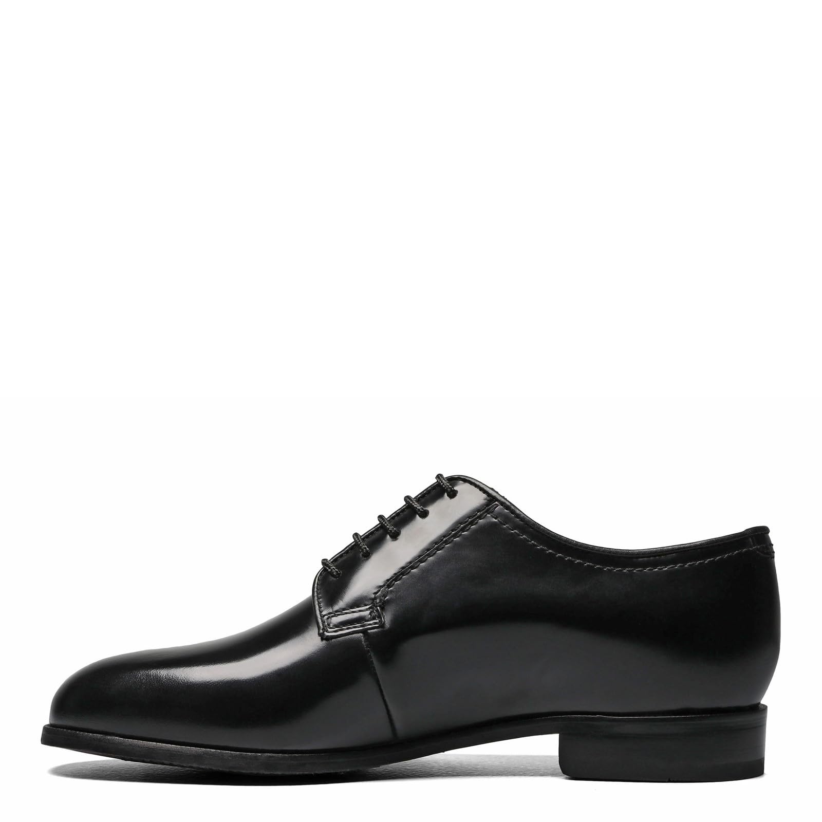 Florsheim Men's Lexington Plain Toe Oxford, Black Shiny, 9 X-Wide