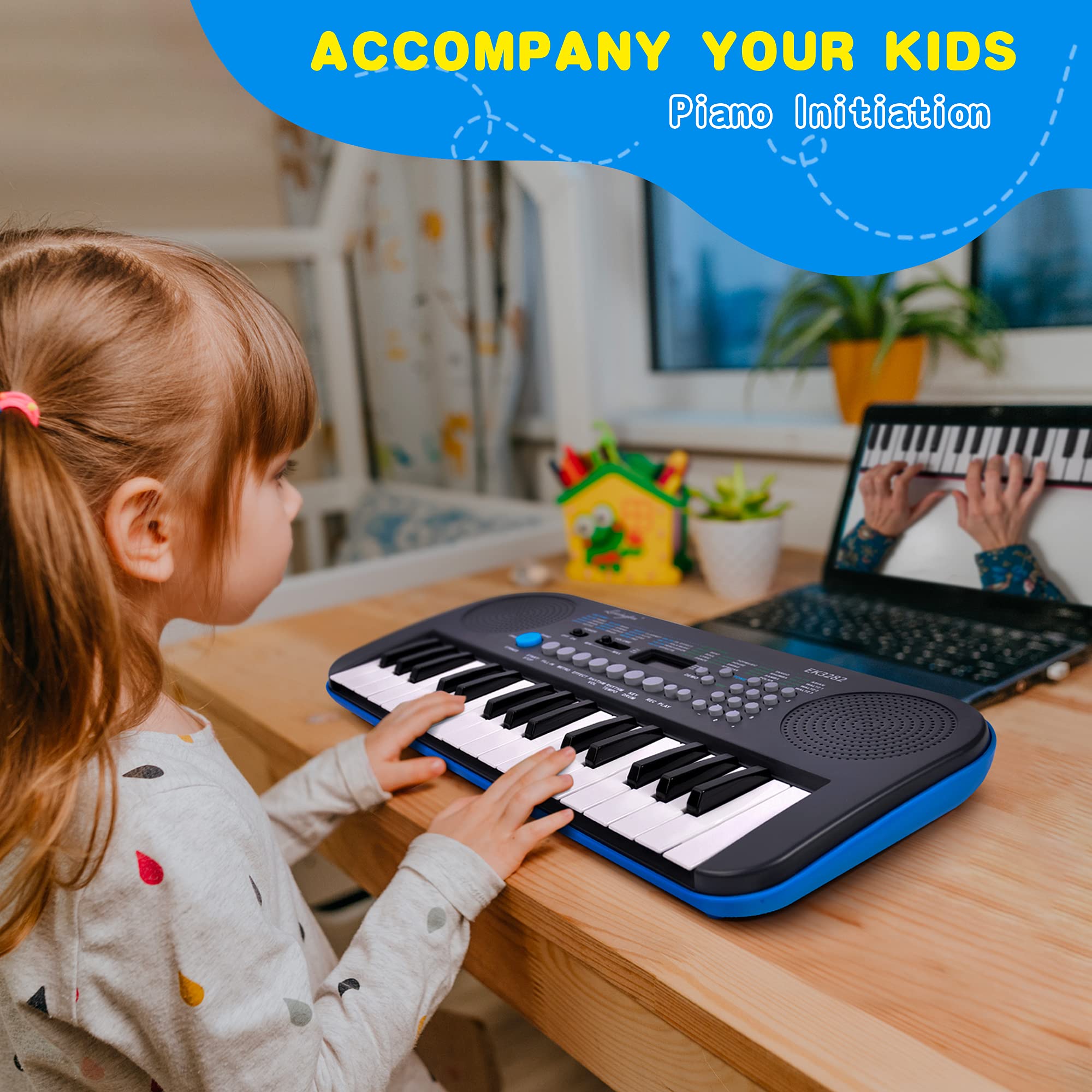 Lexington EK3282 32-Key Mini Electric Digital Portable Keyboard Piano Musical Gift for Kids