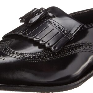 Florsheim Lexington Wingtip Tassel Slip-On Black 10.5 D (M)