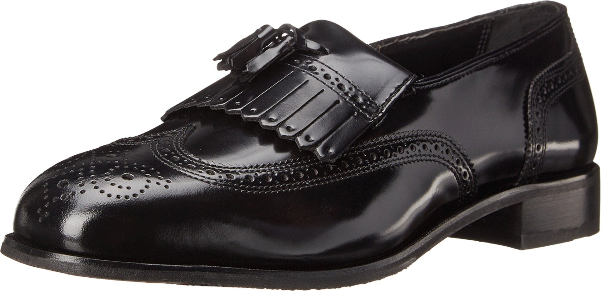 Florsheim Lexington Wingtip Tassel Slip-On Black 10.5 D (M)