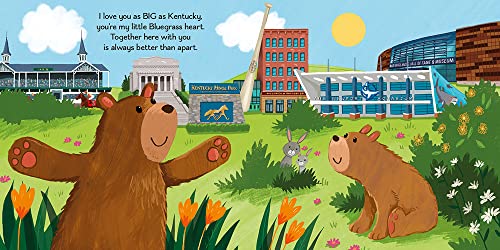 I Love You as Big as Kentucky: A Sweet Love Board Book for Toddlers, the Perfect Mother's Day, Father's Day, or Shower Gift!