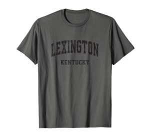 lexington kentucky ky vintage athletic sports design t-shirt