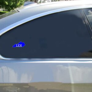 U.S. Custom Stickers LEX Lexington Kentucky State Sticker 4 Inch