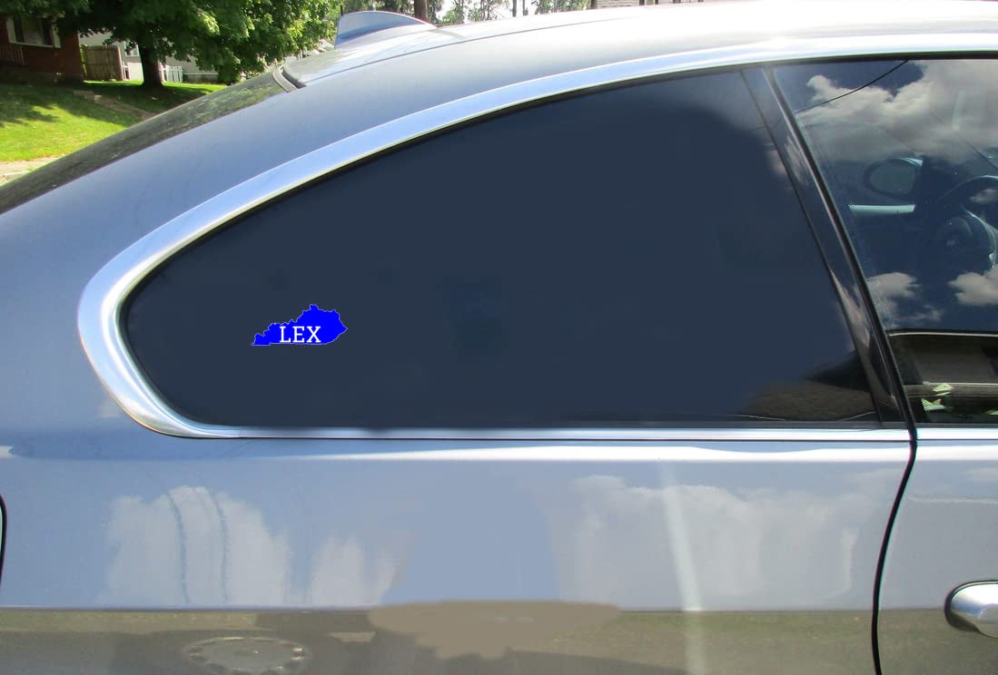 U.S. Custom Stickers LEX Lexington Kentucky State Sticker 4 Inch