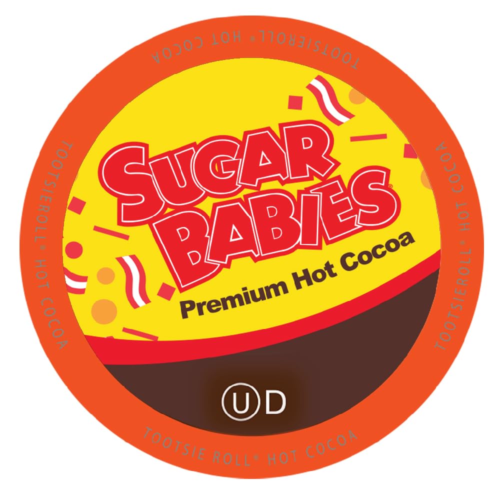 Sugar Babies Hot Cocoa Compatible with K Cup Brewers Including 2.0, 40 Count