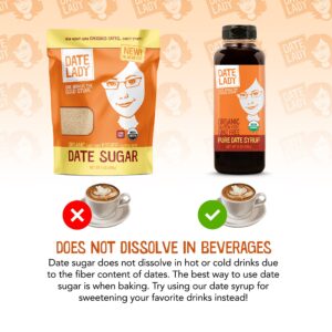 Date Sugar 1 Bag (16 Ounce) 16 Ounces