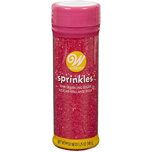 Wilton Sparkling Sugar Decorating Sprinkles, 5.25 oz., Pink