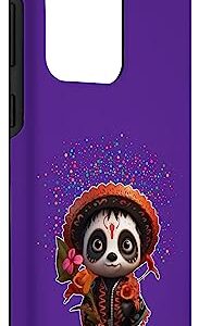 Galaxy S20 Ultra Cute Baby Panda Sugar Skull Dia de los Muertos Calaverita Case