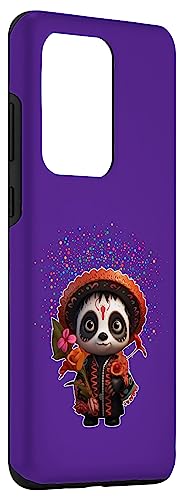 Galaxy S20 Ultra Cute Baby Panda Sugar Skull Dia de los Muertos Calaverita Case