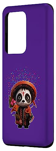 Galaxy S20 Ultra Cute Baby Panda Sugar Skull Dia de los Muertos Calaverita Case