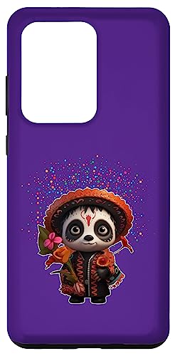 Galaxy S20 Ultra Cute Baby Panda Sugar Skull Dia de los Muertos Calaverita Case