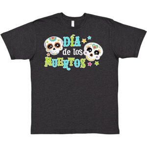 inktastic día de los muertos sugar skulls t-shirt small vintage black 31e11