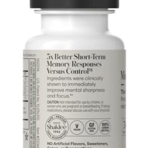 Shaklee MindWorks® - Brain Health Supplement for Brain Sharpness & Focus - Supported Nutrients & Extracts - Chardonnay Grape Seed Polyphenols, Guarana Extract, Vitamins B6, B12, Folate - 30 Tablets