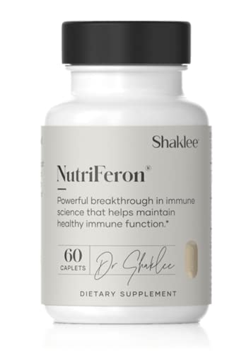 Shaklee - NutriFeron® Immune-Boosting Botanical Blend - Developed by Renowned Immunologist - Promotes Healthy Immune Function with Interferon-Boosting Ingredients - Contains Zinc - 60 Caplets