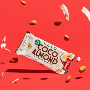 good! Snacks Keto Vegan Protein Bars, Variety Pack, Gluten Free Keto Snack Bar, Low Carb, Low Sugar Meal Replacement, 11g Protein, 3g Net Carbs, 12 Bars