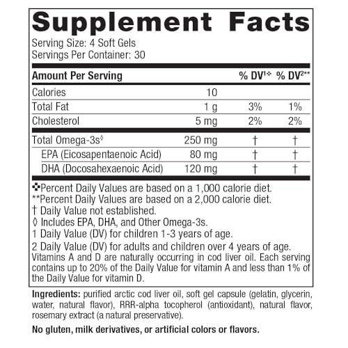 Nordic Naturals Children’s DHA, Strawberry - 120 Mini Chewable Soft Gels for Kids - 250 mg Omega-3 with EPA & DHA - Brain Development & Function - Non-GMO - 30 Servings