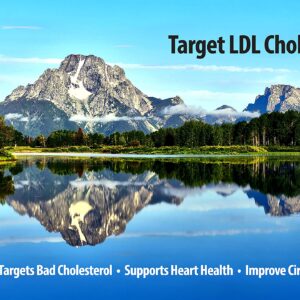 CRYSTAL PEAKS NUTRITION Cholesterol Supplement - All-Natural Ingredients to Support Normal HDL and LDL Colesterol Levels. Supports Optimal Circulation. 60 Capsules