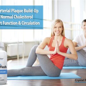 CRYSTAL PEAKS NUTRITION Cholesterol Supplement - All-Natural Ingredients to Support Normal HDL and LDL Colesterol Levels. Supports Optimal Circulation. 60 Capsules