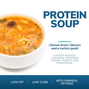 WonderSlim Protein Soup, Chicken & Vegetable Cream, 12g Protein, No Fat (7ct)