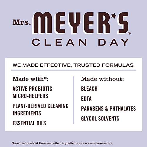 MRS. MEYER'S CLEAN DAY's Probiotic Daily Shower Spray Cleaner, Made With Essential Oils And Other Thoughtfully Chosen Ingredients, Lavender, 16 oz.