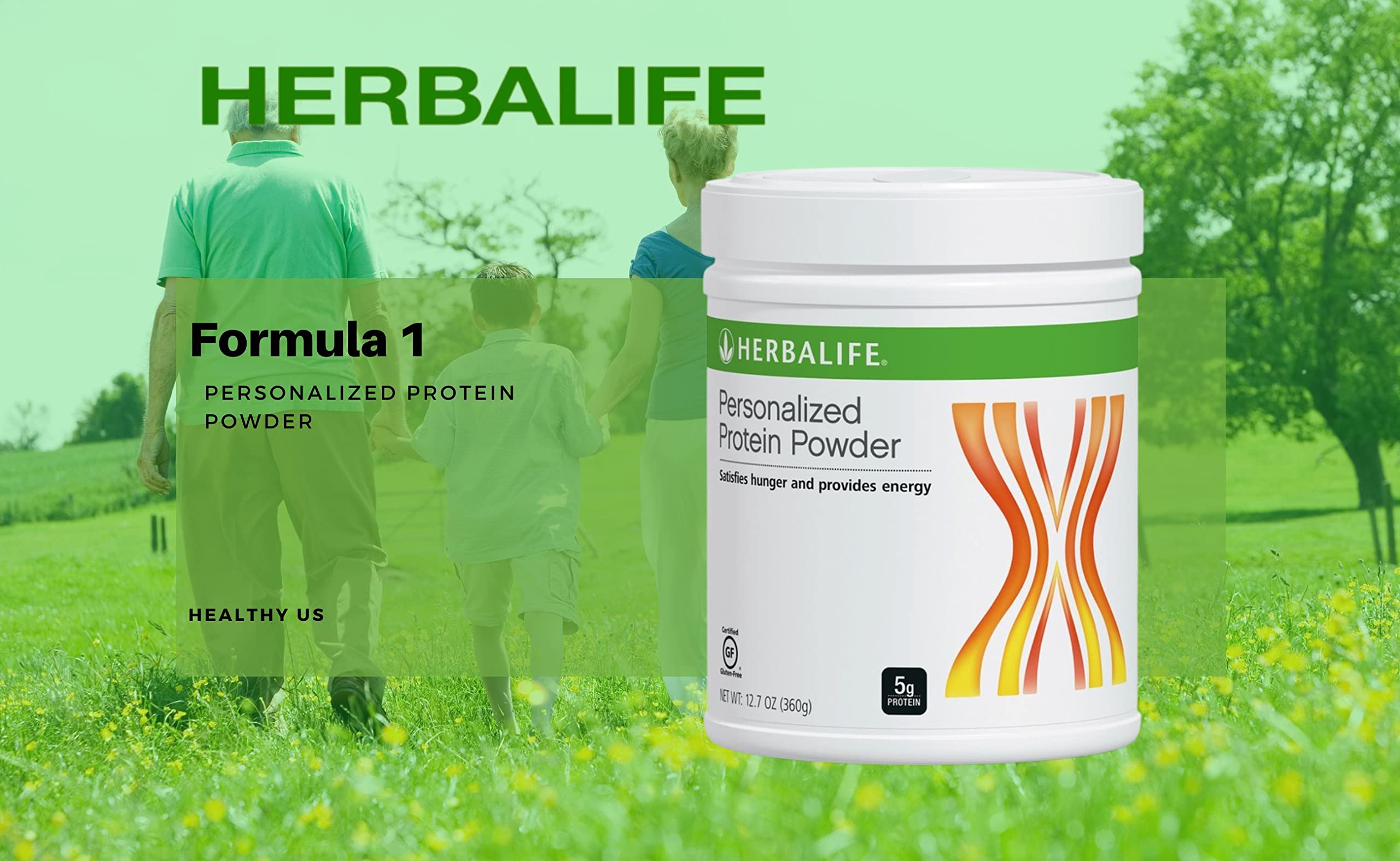 HERBALIFE Four Combo Formula 1 (Mango Pineapple 750g) Healthy Nutritional Shake Mix-Herbal Aloe Concentrate Pint 473ml-Personalized Protein Powder 360g and Herbal Tea Concentrate 51g