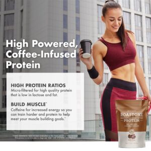 NutraOne RoastOne Coffee Protein Powder Coffee Infused Whey Protein Powder for Energy & Focus, 160mg Caffeine and 20g Protein (Sweet Cream – 1.35 lbs.)