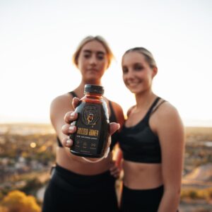 Buzzed Honey - 16oz (32 servings), Raw Unfiltered Honey, Preworkout, Natural, Clean Energy, Caffeinated, Strength, Endurance & Energy