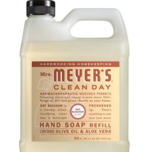 Mrs. Meyer's Liquid Hand Soap New Everyday 6 Scent Variety Pack Refills, 1 Rainwater, 1 Oat Blossom, 1 Plumberry, 1 basil, 1 lavender, 1 Lemon Verbena, 1 CT