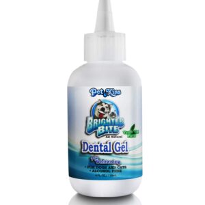 Pet Kiss Brighter Bite Dental Gel for Pets, 4-Ounce