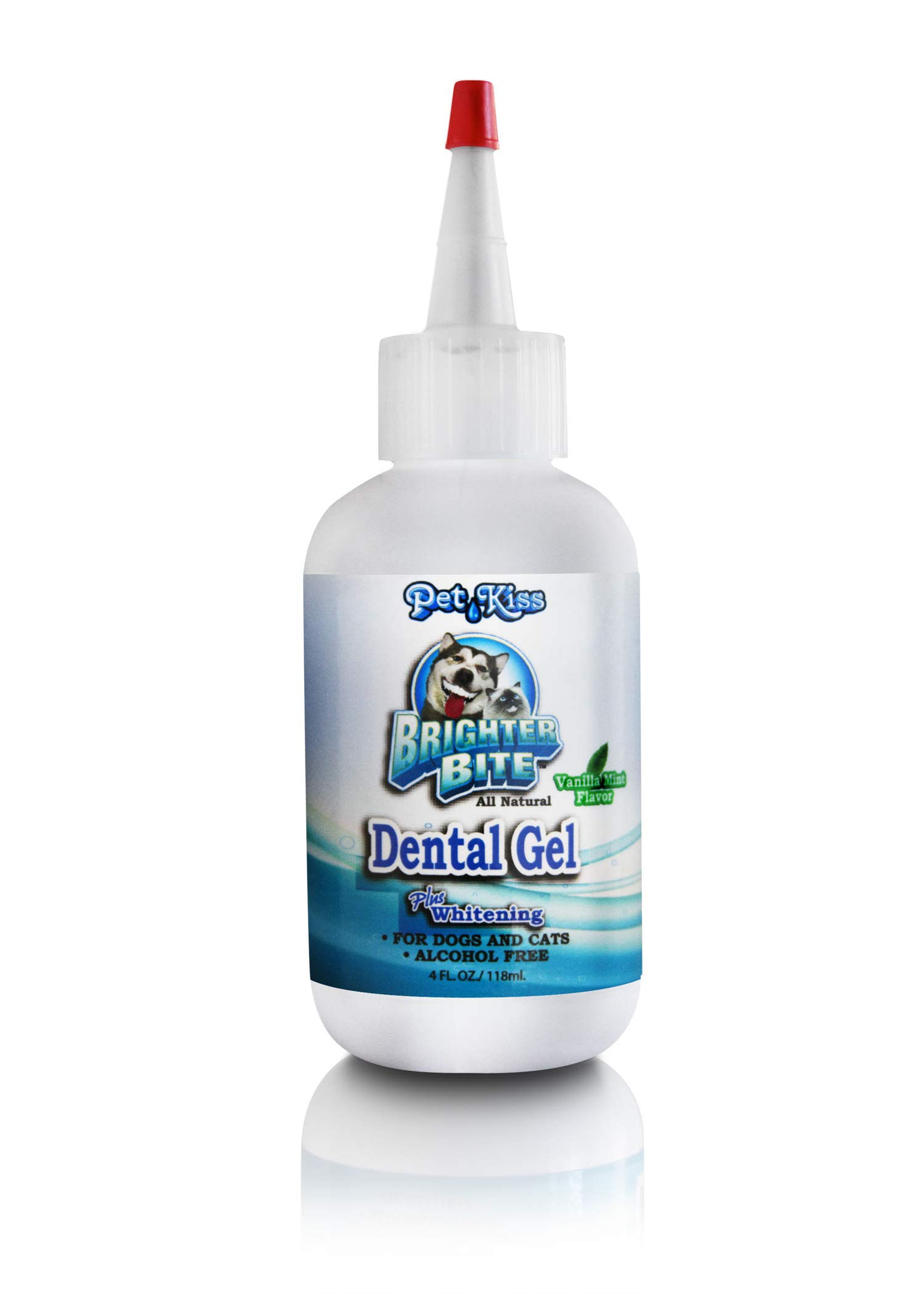 Pet Kiss Brighter Bite Dental Gel for Pets, 4-Ounce