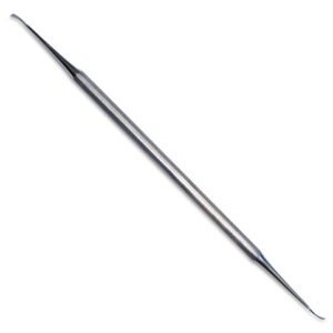 Mars Coat King Stainless Steel Tooth Scaler for Dogs and Cats, Double Ended, Professional/Surgical Grade with Curved End