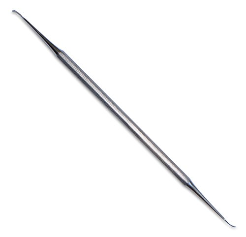 Mars Coat King Stainless Steel Tooth Scaler for Dogs and Cats, Double Ended, Professional/Surgical Grade with Curved End